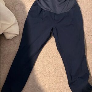 Old Navy women’s Maternity Pixie Full Panel Dark Blue Joggers